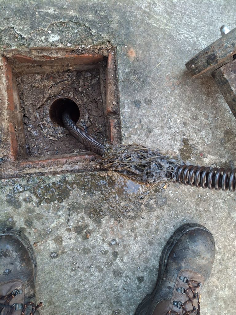 Blocked drain cleared by Ironclad Plumbing